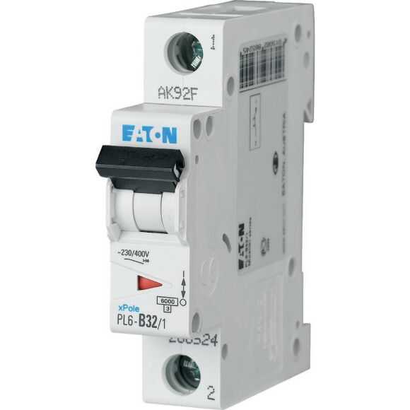 Eaton 6kA 1x32A Minyatür Devre Kesici - PL6-B32/1 - 1