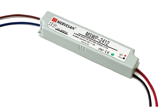 Mervesan IP67 12V 2A 24W Trafo MTWP-24-12 - 1