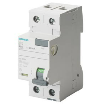 Siemens 1x63A A Tipi 230V 30mA Kaçak Akım Koruma Rölesi - 5SV5316-6 - 1