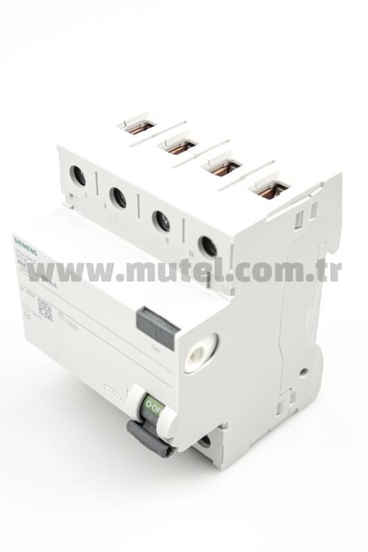 Siemens 40A 300mA 230V 3Faz Kaçak Akım Rölesi 5SV4644-0 - 1