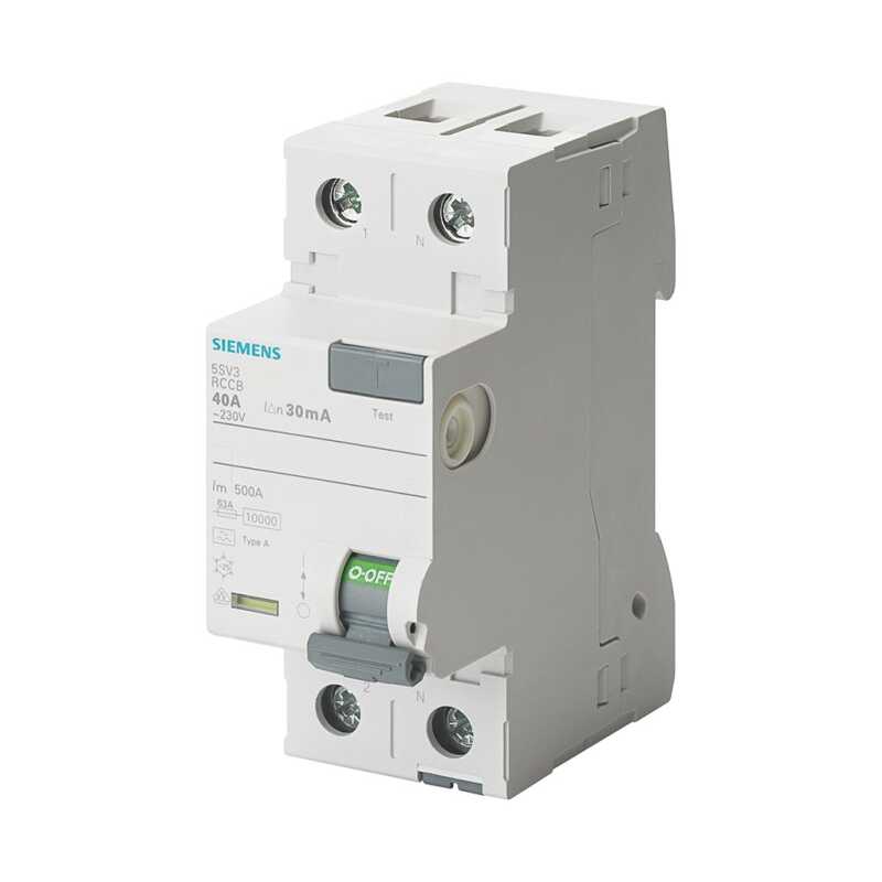 Siemens 80A 300mA 230V Kaçak Akım Koruma Rölesi - 5SV3617-6 - 1